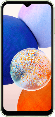 Galaxy A14 5G on iD Mobile in Silver