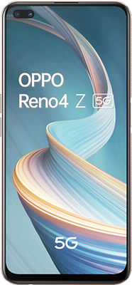 Reno 4 Z 5G on iD Mobile in White