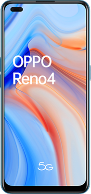 Reno 4 Pro 5G on Vodafone in Blue