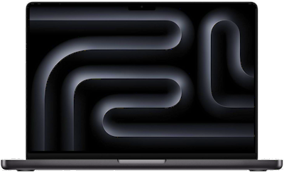 MacBook Pro 14" M3 (2023) on Sky Mobile in Black