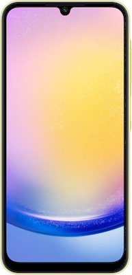 Galaxy A25 Dual SIM 5G on iD Mobile in Yellow