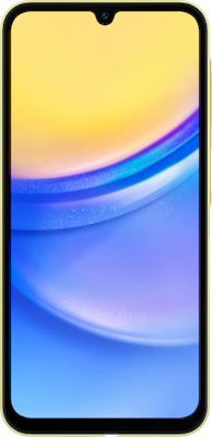 Galaxy A15 5G on Sky Mobile in Yellow