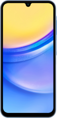 Galaxy A15 5G on Sky Mobile in Blue