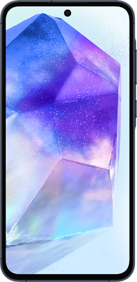 Galaxy A55 Dual SIM on iD Mobile in Blue