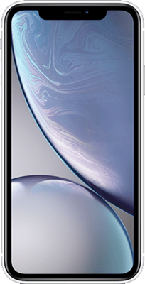iPhone XR on Three in White