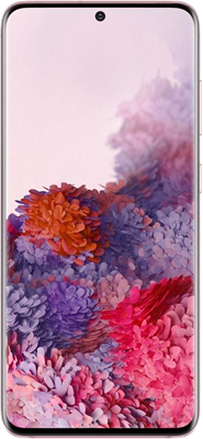 Galaxy S20 5G on Vodafone in Pink