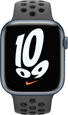Watch Series 7 Nike 45mm (GPS  Plus Cellular) on O2 in Black