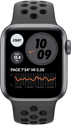 Watch Series SE Nike Plus 40mm (GPS PlusCellular) on O2 in Grey