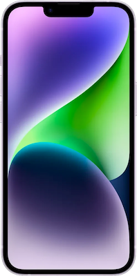 iPhone 14 5G Dual SIM on Three in Purple