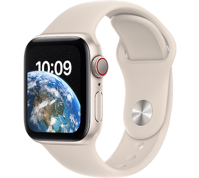 Watch Series SE (2nd gen) 40mm (GPS  Plus Cellular) on O2 in {"id":8,"name":"White","slug":"white","order_number":8,"created_at":"2021-06-24 10:54:39","updated_at":"2021-06-24 10:54:39","deleted_at":null,"pivot":{"mobile_id":433,"mobile_deal_color_id":8}}