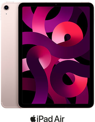 iPad Air 5 10.9" (2022) on O2 in Pink
