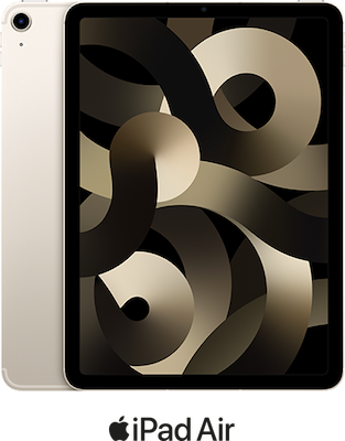 iPad Air 5 10.9" (2022) on O2 in Silver